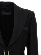 Max Mara Black Virgin Wool Blazer