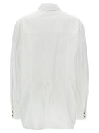 Ganni White Cotton Blouse