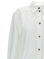 Ganni White Cotton Blouse