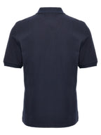Brunello Cucinelli Blue Cotton Polo Shirt