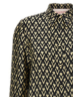 Valentino Garavani Bicolor Silk Blouse