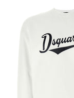 Dsquared² White Cotton Sweatshirt