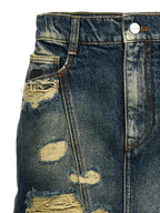 Marc Jacobs Blue Cotton Long Skirt