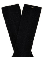 Valentino Garavani Black Wool Socks