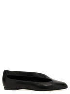 Khaite Black Lamb Leather Ballet Flats