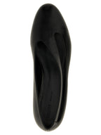 Khaite Black Lamb Leather Ballet Flats