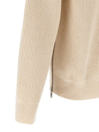 Jil Sander Beige Cotton Cardigan