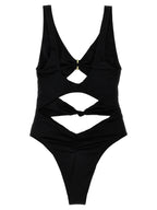 Elisabetta Franchi Black Polyamide One-Piece Swimsuit