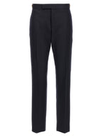 Thom Browne Blue Wool Casual Pants