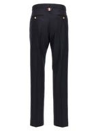 Thom Browne Blue Wool Casual Pants