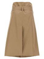 Vetements Beige Cotton Midi Skirt