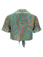 Etro Multicolor Silk Pattern Shirt