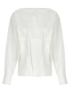 Khaite White Cotton Blouse