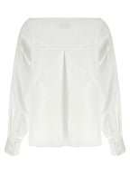 Khaite White Cotton Blouse