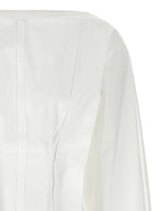 Khaite White Cotton Blouse