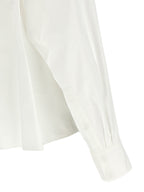 Khaite White Cotton Blouse
