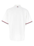 Thom Browne White Cotton Polo Shirt
