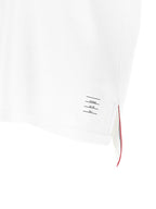 Thom Browne White Cotton Polo Shirt