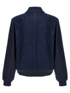 WALES BONNER Blue Cotton Denim Jacket