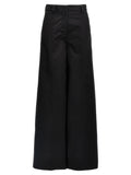 THELATEST Black Cotton Casual Pants