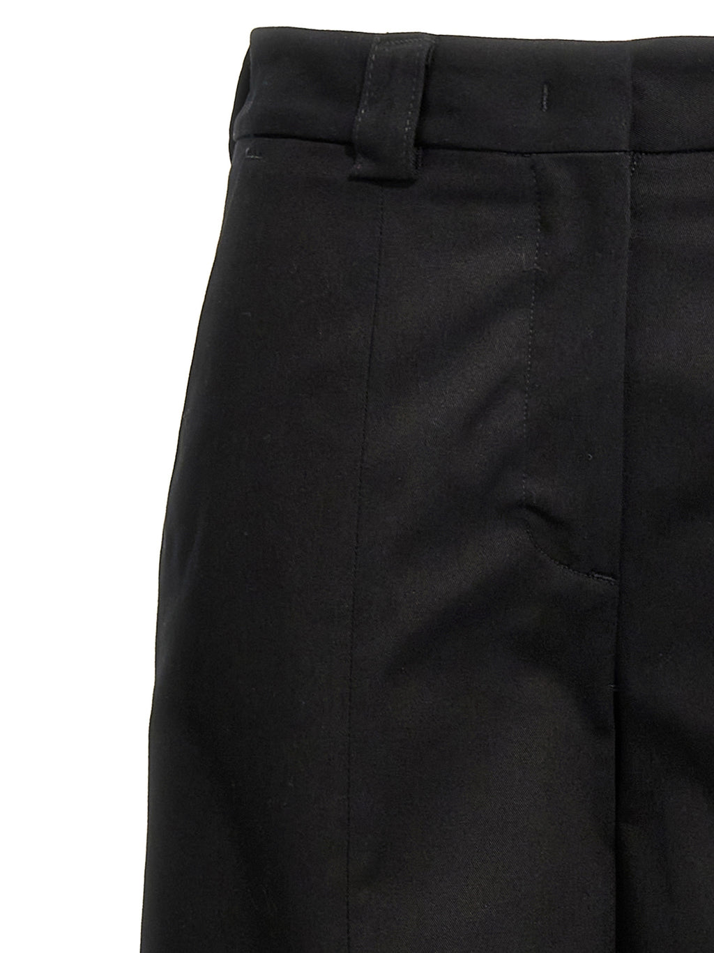 THELATEST Black Cotton Casual Pants