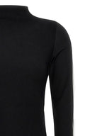 Sportmax Bicolor Viscose Midi Dress