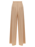 Max Mara Beige Virgin Wool Casual Pants