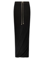 DRKSHDW Black Cotton Mini Skirt