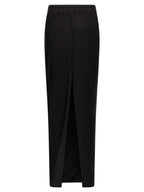 DRKSHDW Black Cotton Mini Skirt