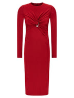 Versace Multicolor Viscose Midi Dress