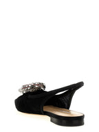 Black Polyamide Ballet Flats
