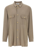 Magliano Gray Polyester Blouse