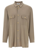 Magliano Gray Polyester Blouse