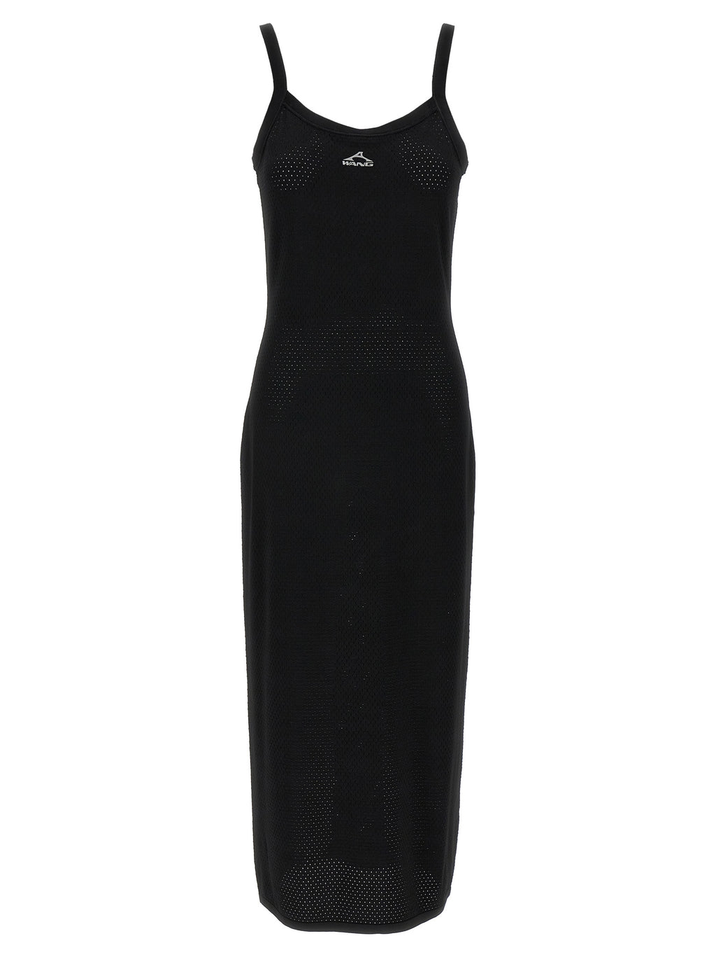 T BY ALEXANDER WANG Black Viscose Midi Dress