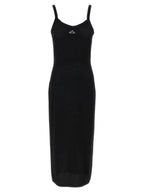 T BY ALEXANDER WANG Black Viscose Midi Dress