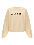 Marni White Cotton Sweatshirt