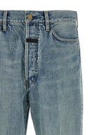 Fear Of God Blue Cotton Jeans Denim