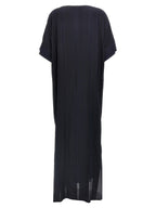 DI.LA3 PARI' Blue Silk Long Dress