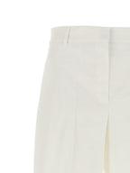 Theory White Linen Casual Pants