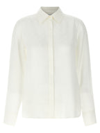 Ferragamo White Silk Blouse