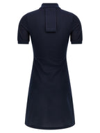Courrèges Blue Cotton Short Dress