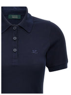 Courrèges Blue Cotton Short Dress