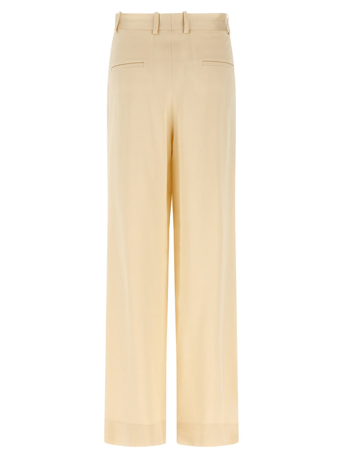 Armarium Beige Viscose Casual Pants
