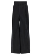 Maison Margiela Black Cotton Casual Pants