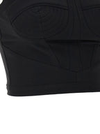 Nensi Dojaka Black Polyamide Tank Tops