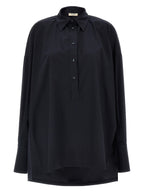 DI.LA3 PARI' Blue Cotton Blouse