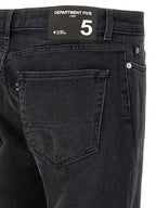 Department 5 Black Cotton Jeans Denim