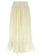 Zimmermann White Cotton Mini Skirt