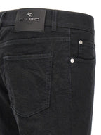 Etro Black Cotton Jeans Denim