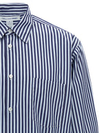 Comme Des Garçons Blue Cotton Blouse
